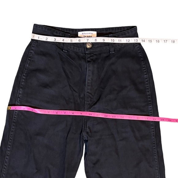 Reformation Marine Jeans in Black Size 26 - Picture 8 of 16